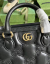 GG EMBOSSED BAG BLACK |  FREE SHIPPING