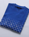 Blue Printed T-Shirt