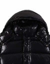 Shinny Black Puffer Jacket